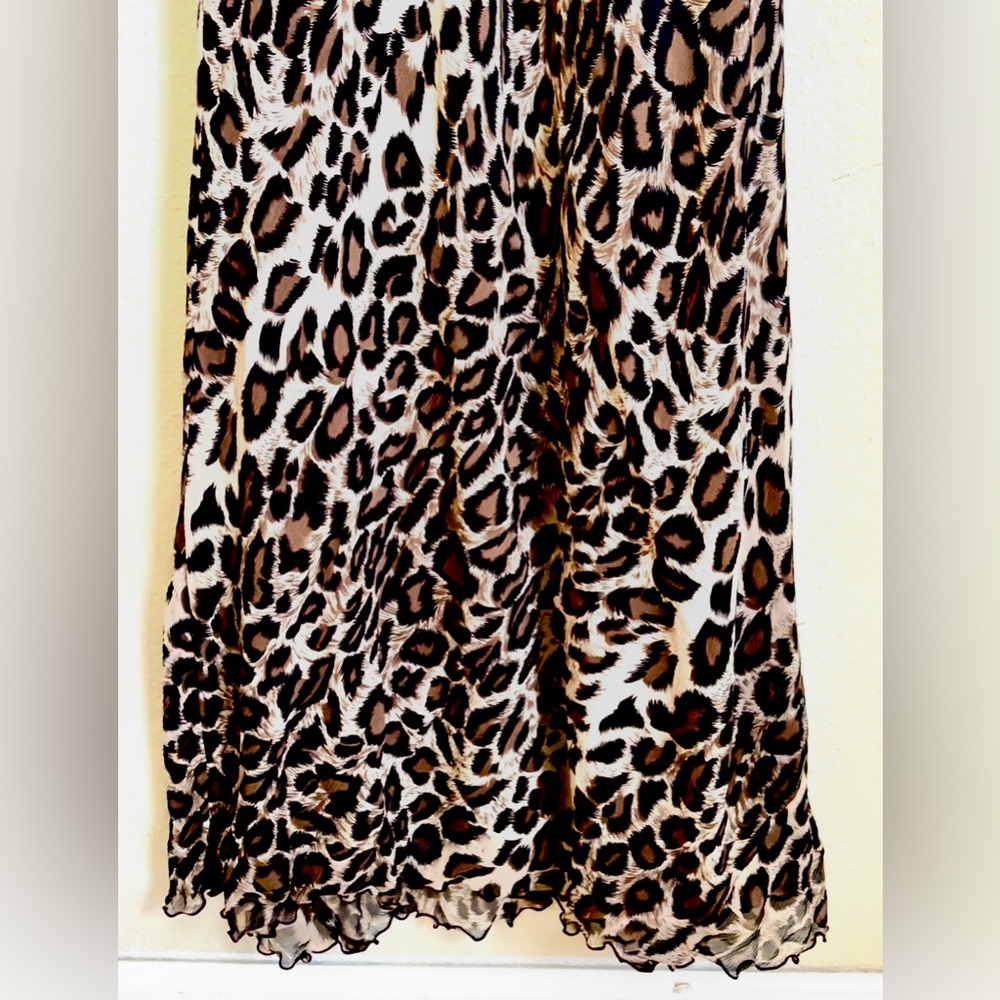 Karen Kane Animal Print Maxi Dress Size Large - Picture 5 of 8